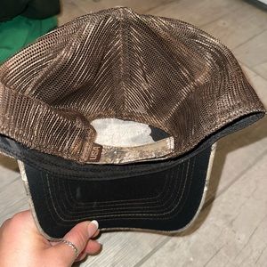 Camouflage American flag hat